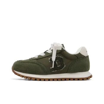 Dickies Wear Resistant Height Increasing Low Top Casual Shoes Army Green Kids'