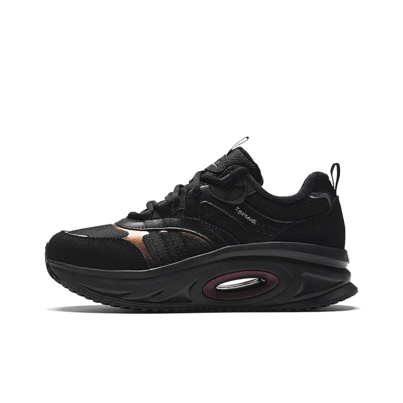 Sprandi Dome Anti Slip Wear Resistant Low Top Casual Shoes Women's Black-0