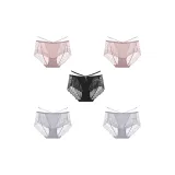 5 Pack (Pink+Pink+Black+Gray Blue+Gray Blue)