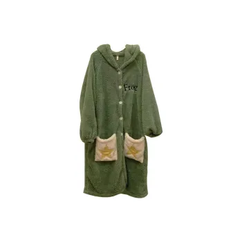 OEING Pajama Robe Women's Green