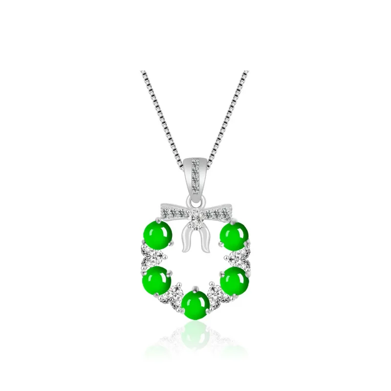 Jade Is Boundless Ice Glutinous Jadeite Necklaces Unisex-0