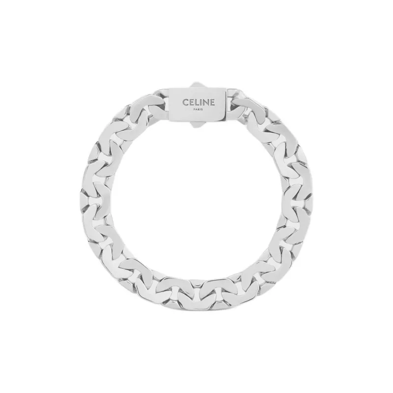 CELINE Mesh Bracelet In Sterling Silver With Rhodium Finish-0