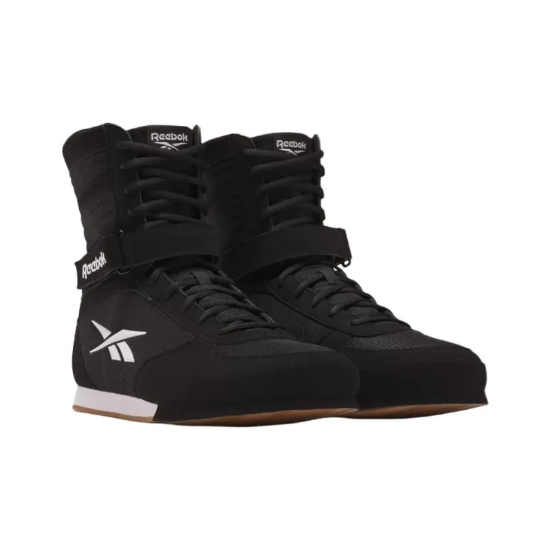 Reebok Boxing High Black White-2