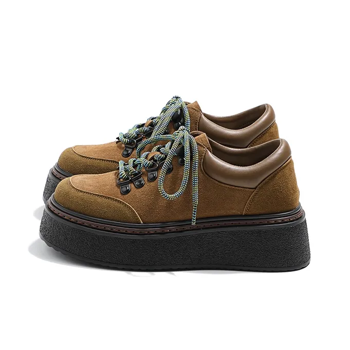 MIS. DANNY Casual Single Shoes Women's Camel-1