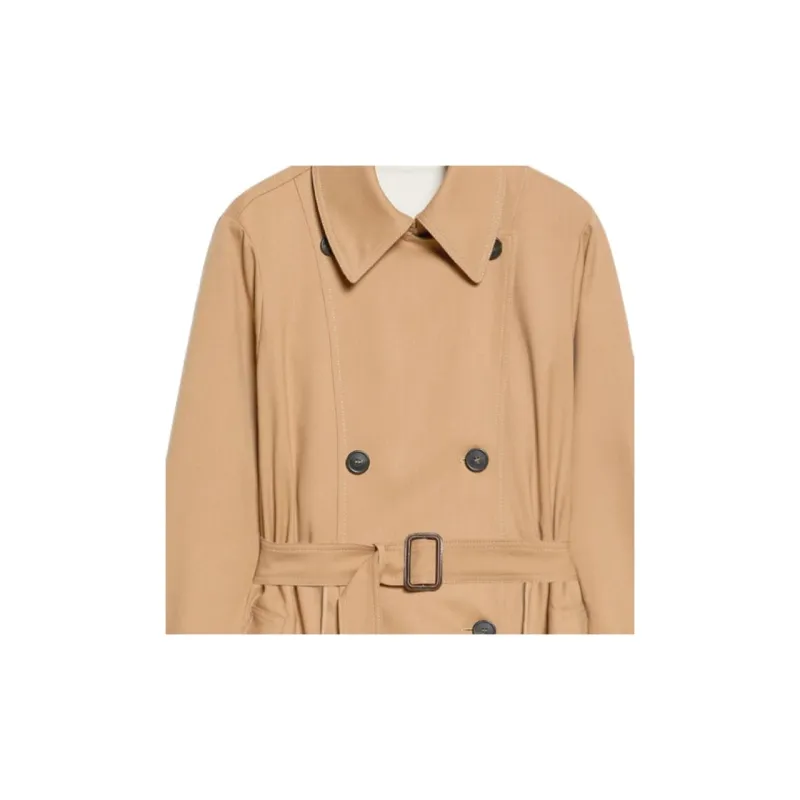 WEEKEND MaxMara Trench Coat Women's Camel-4