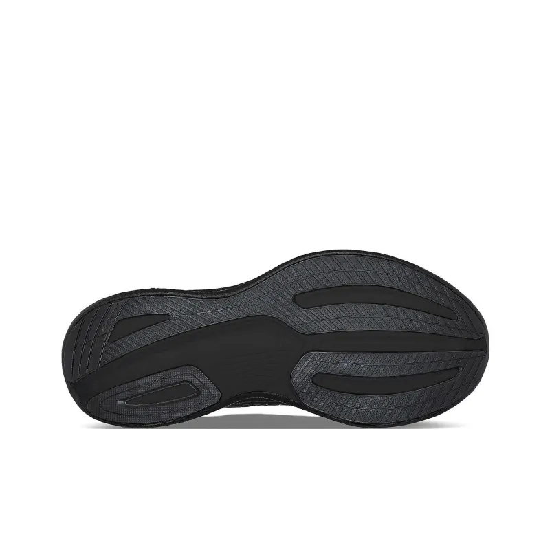 Saucony RIDE 17 Anti Slip Wear Resistant Low Top Running Shoes Women's Black-4