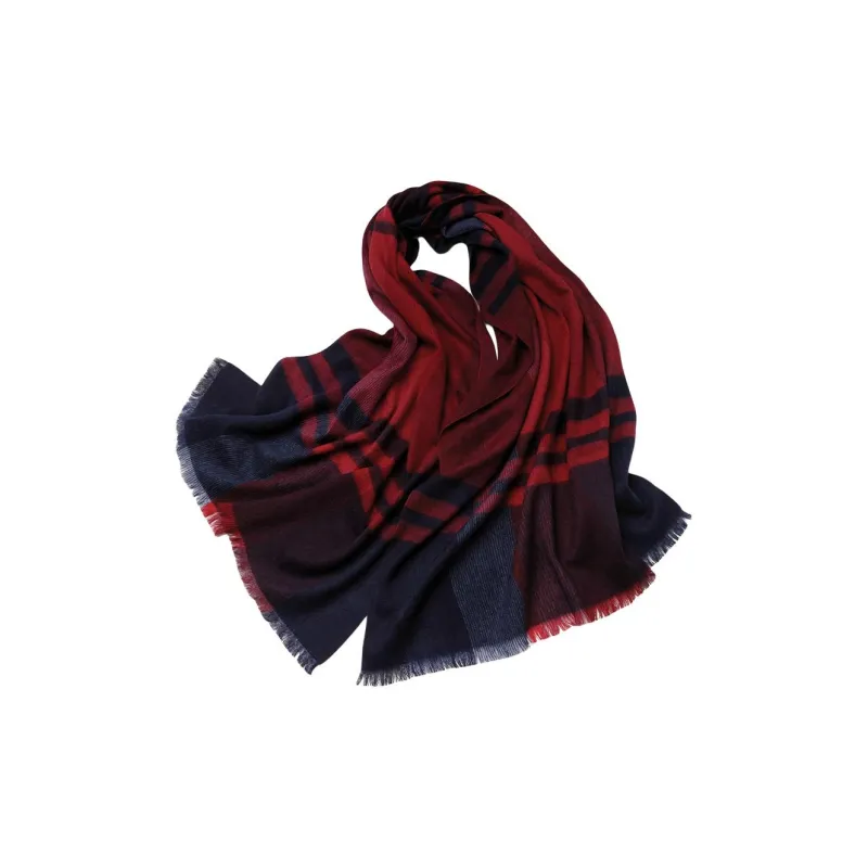 H YXIANG 100% Wool Knit Scarves Women's-6