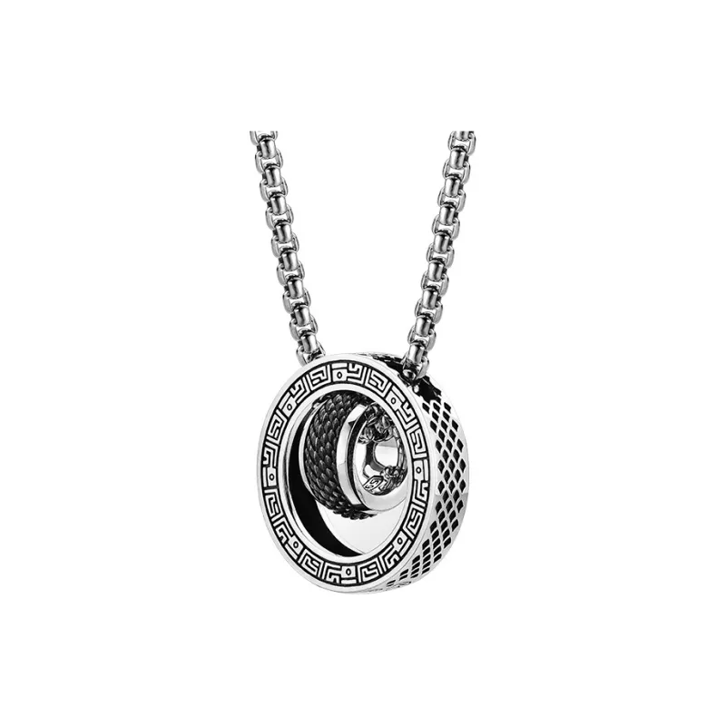 MYSH 925 Sterling Silver Necklaces Men's-9