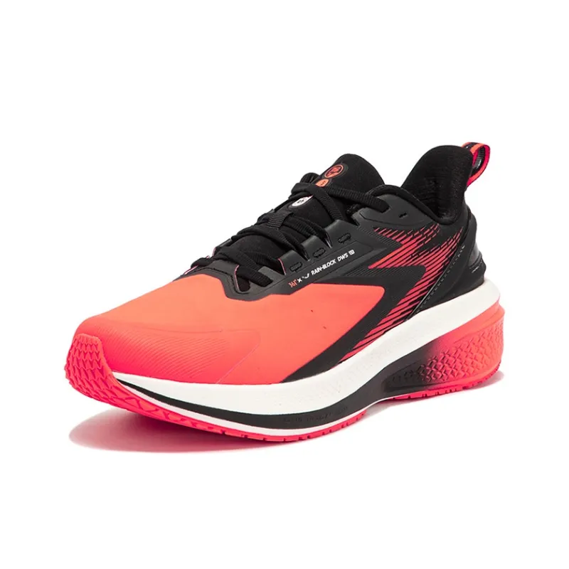 361° Rainy Day 7.0 Cushioning Lightweight Low Top Running Shoes Men's Orange Black-1