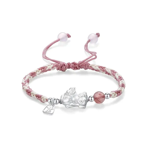 SEVEN COOK 999 Fine Silver Bracelets Unisex