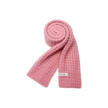 Narandu Wool Blend Knit Scarves Women's Pink