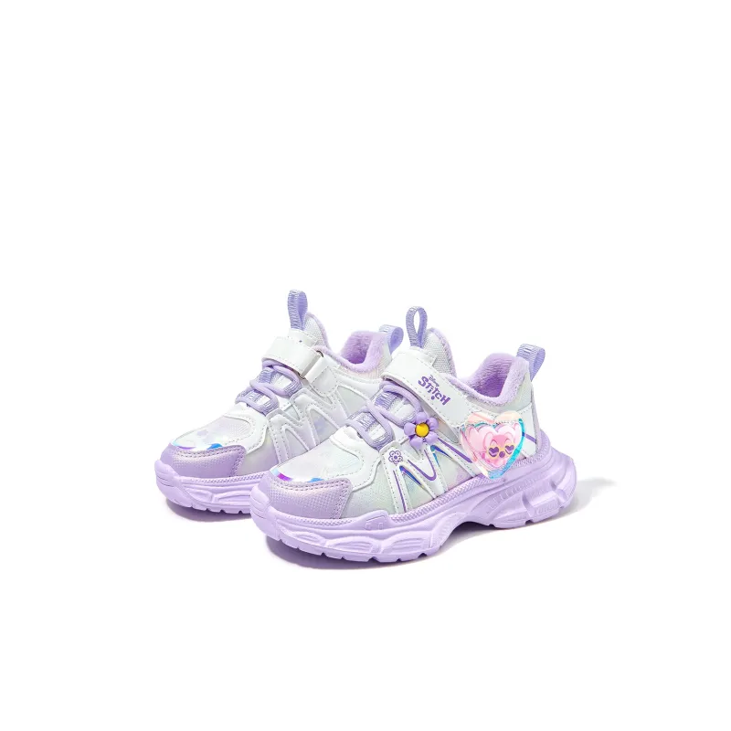 Disney Stitch Series Slip Resistant Anti Kick Cushioning Wear Resistant Breathable Warm Kids Lifestyle Shoes Kids'-9