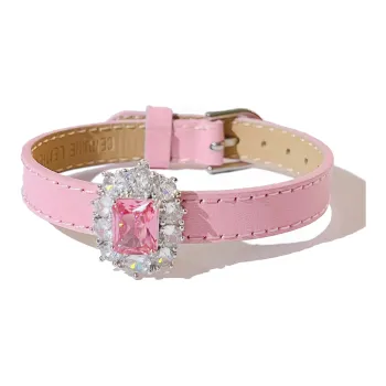 Listen To The Flowers Bloom Leather Bracelets Women's