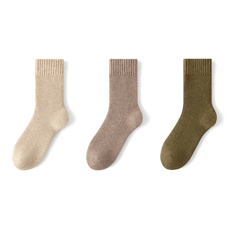 MIIOW Mid Calf Socks Women's 3 Pack-30