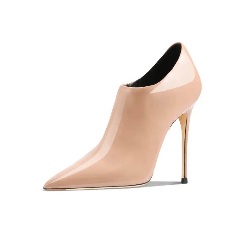 Suyymakk Ankle Boots Women's Nude-0