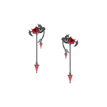 Masw Zircon Clip On Earrings Women's