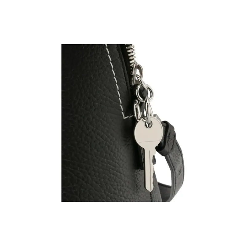 Maison Margiela 5AC Calfskin Shoulder Bag, Crossbody Bag, Handbag Medium Size Women's Black-7