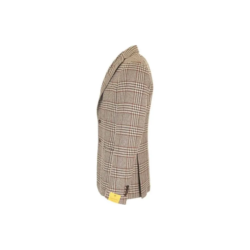 Tagliatore Montecarlo Single Breasted Checked Blazer-2