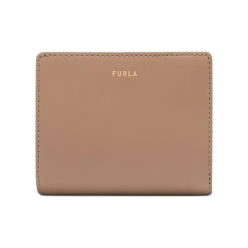 Furla Leather Wallet Women's Beige