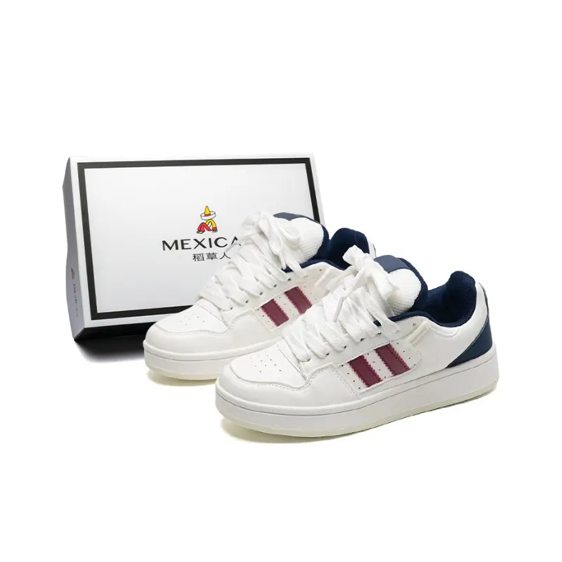 MEXICAN Abrasion Resistant Low Top Skateboard Shoes Women's-26