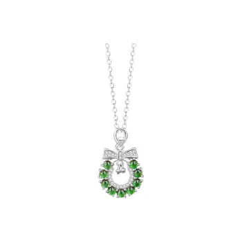 MUSHIFEN Glutinous Jade Jadeite Necklaces Women's
