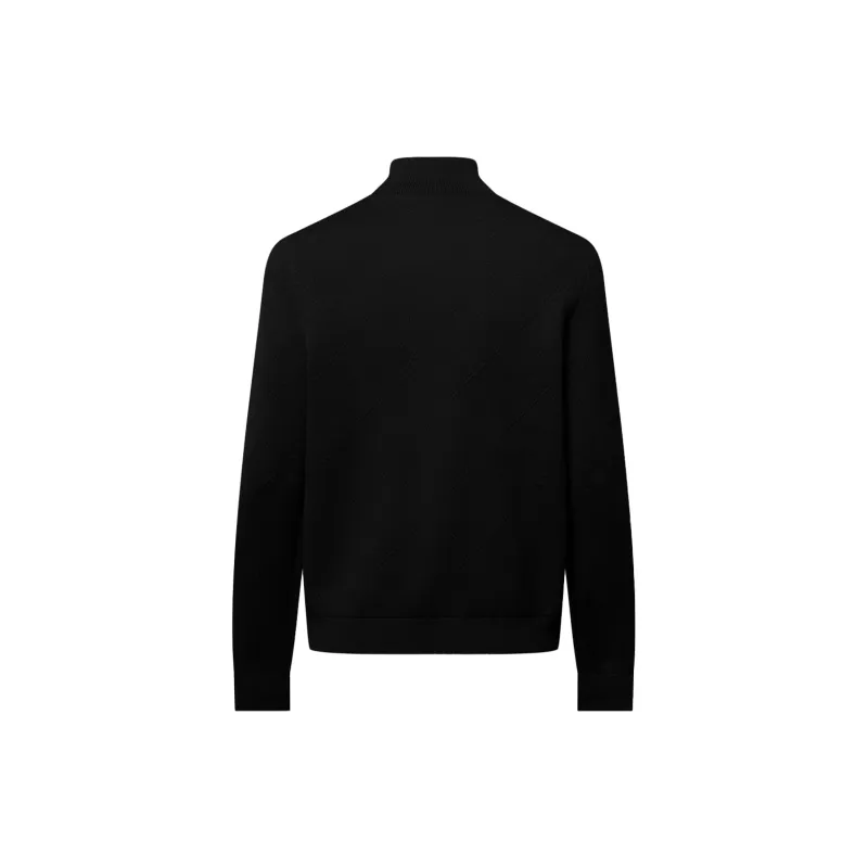 LOUIS VUITTON Textured Knit Wool Blend Blouson-1