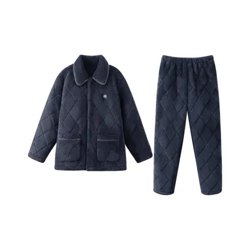 JINGYUN Pajama Set Men's Tranquil Blue
