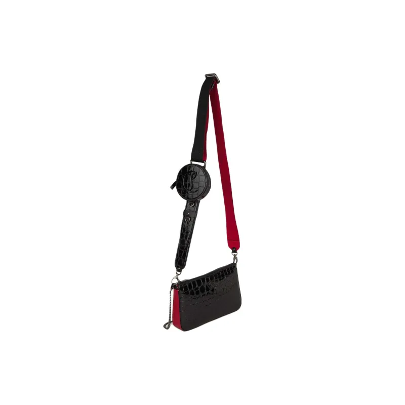 CL LUBOTING Leather Crossbody Bag Shoulder Bag Women's Black-1