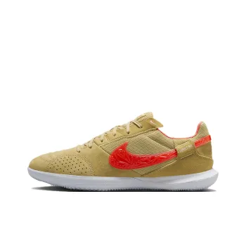 Nike Streetgato Anti Slip Wear Resistant Soccer Shoes Unisex Yellow Red