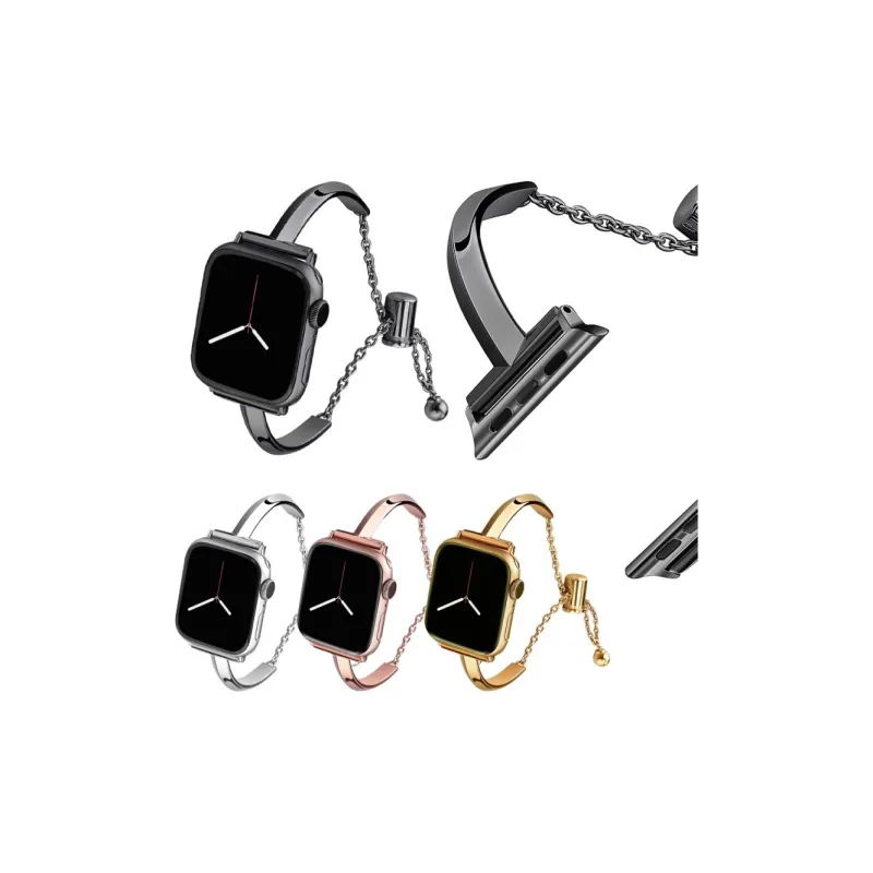 XINGYAAN Watch Band Apple Compatibility Metal-7