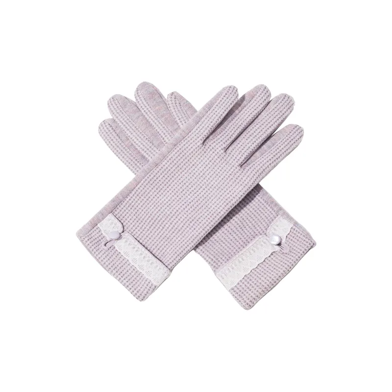 Shanghai Story Blend Knit Gloves Women's Available In 5 Colors-0