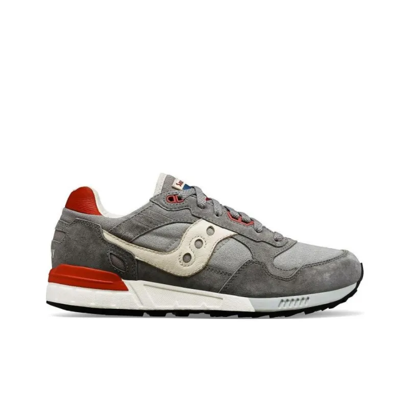 Saucony Shadow 5000 Anti-Slip Wear-Resistant Low-Top Running Shoes Unisex Gray-1
