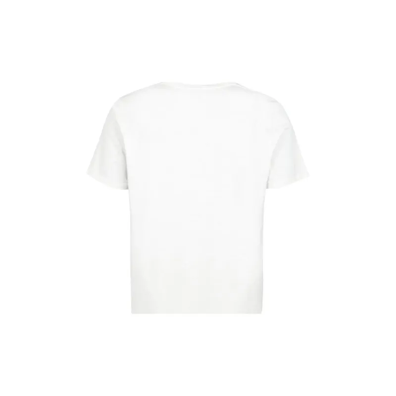 SAINT LAURENT Tout Terriblement Printed T Shirt Dirty Ecru-1