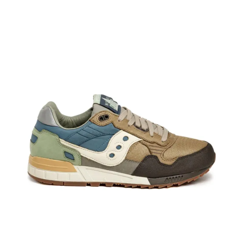 Saucony Shadow 5000 Anti-Slip Wear-Resistant Low-Top Running Shoes Unisex Brown-1