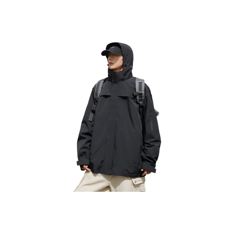 Warrior Huichao Riding The Wind Collection Waterproof And Windproof To Keep Warm Windbreaker Jacket Unisex-2