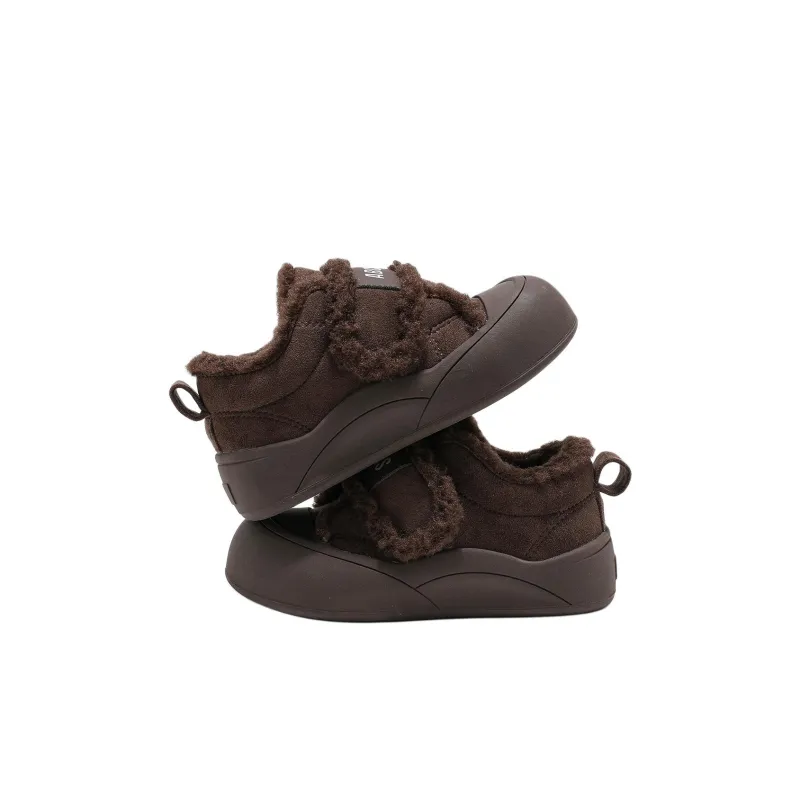 ABC KIDS Slip Resistant Cushioning Wear Resistant Rebound Lightweight Cushioning Warm Kids Lifestyle Shoes Brown Kids'-3