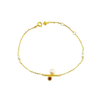 ZHENZHUAOMI Freshwater Pearl Pearl Bracelets Women's