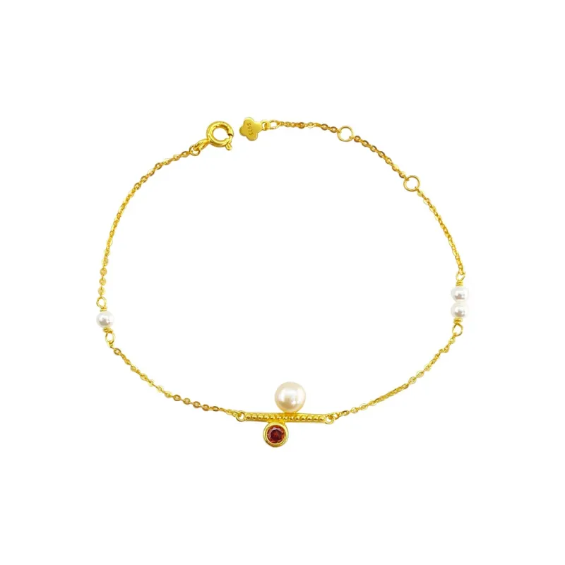 ZHENZHUAOMI Freshwater Pearl Pearl Bracelets Women's-0