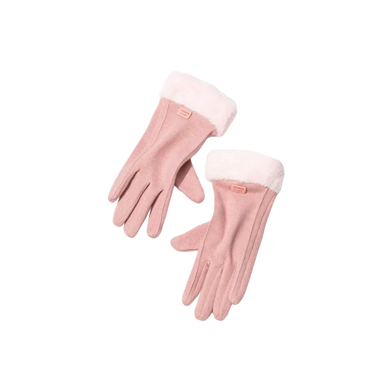 Shanghai Story Polyester Knit Gloves Women's-0