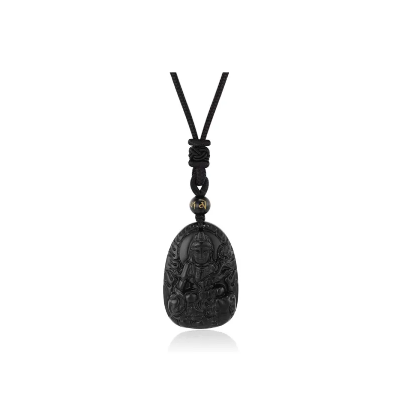 CHINA GOLD Obsidian Necklaces Unisex-7