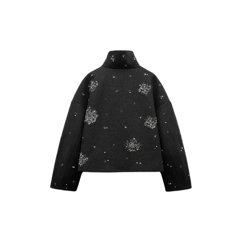 ZARA ZW Series Jackets Coats Women's Gray-1
