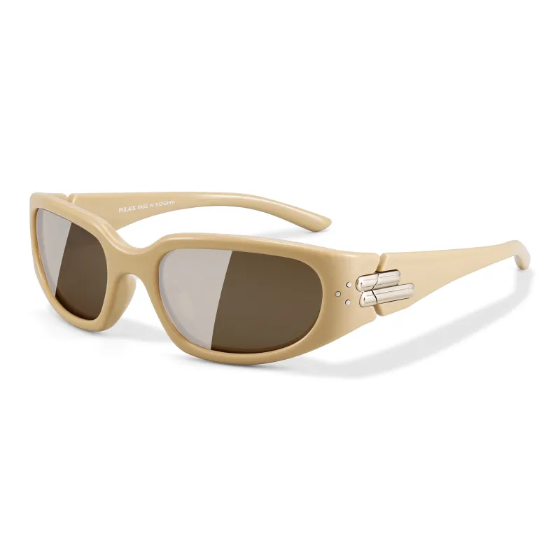 PULAIS TR/Memory Plastic TR90 Irregular Shape Sunglasses Unisex-7