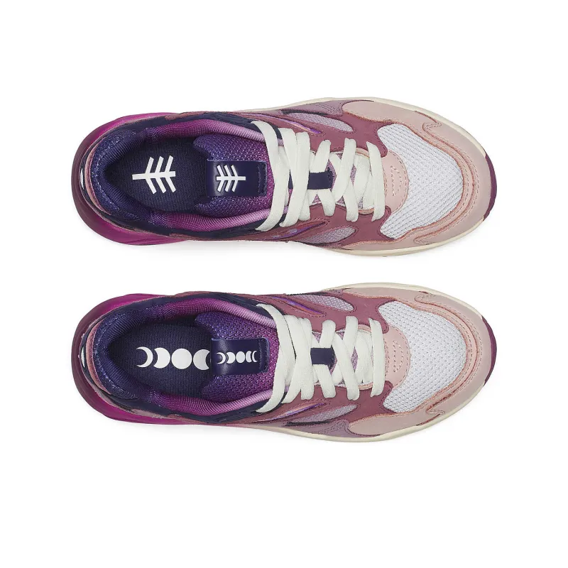 Saucony Grid Shadow 2 Shock Absorbers With Slip Resistant Features Low Top Running Shoes Unisex Purple-3