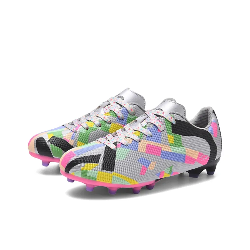 MEKY AG Rubber Short Studs Soft Ground Artificial Ground Natural Ground Cushioned Slip Resistant Soccer Shoes Unisex-12