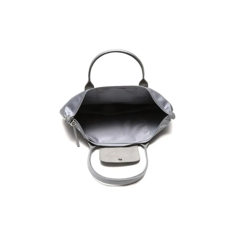 LONGCHAMP Le Pliage Néo Fabric Handbag Shoulder Bag Women's Cement Gray-5
