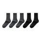 5 Pack (2 Black+3 Gray)