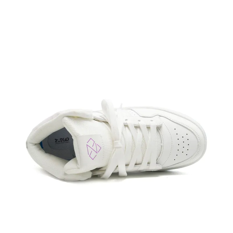 Z.SUO Full Coverage Warm Slip Resistant Cushioning Height Increasing High Top Skateboard Shoes Unisex Box Included-24