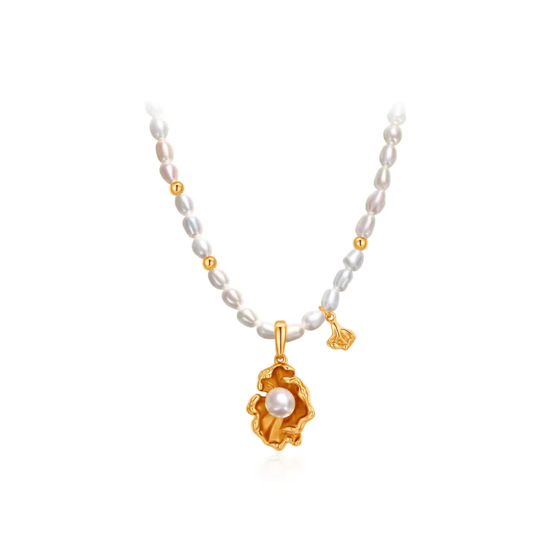 RUNXINZHUBAO Freshwater Pearl Necklaces Women's-0