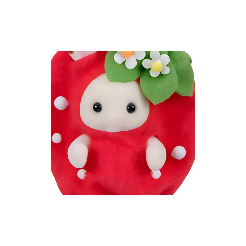 Sylvanian Families Strawberry Dolls Plush Pendant Small Size Tall-2