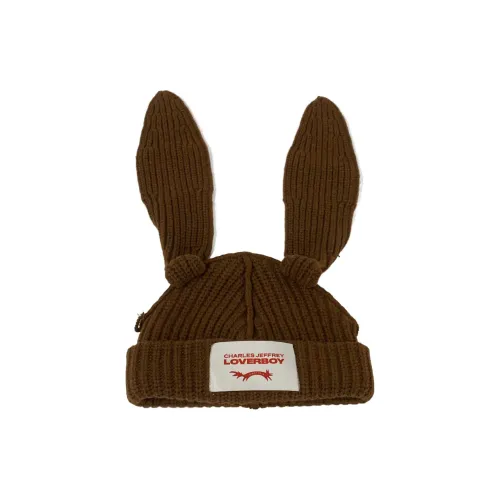 CHARLES JEFFREY Lambswool Beanies Women's Brown